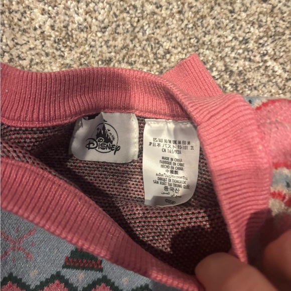 Disney Pink and Blue Mickey Mouse Sweater - Picture 2 of 3